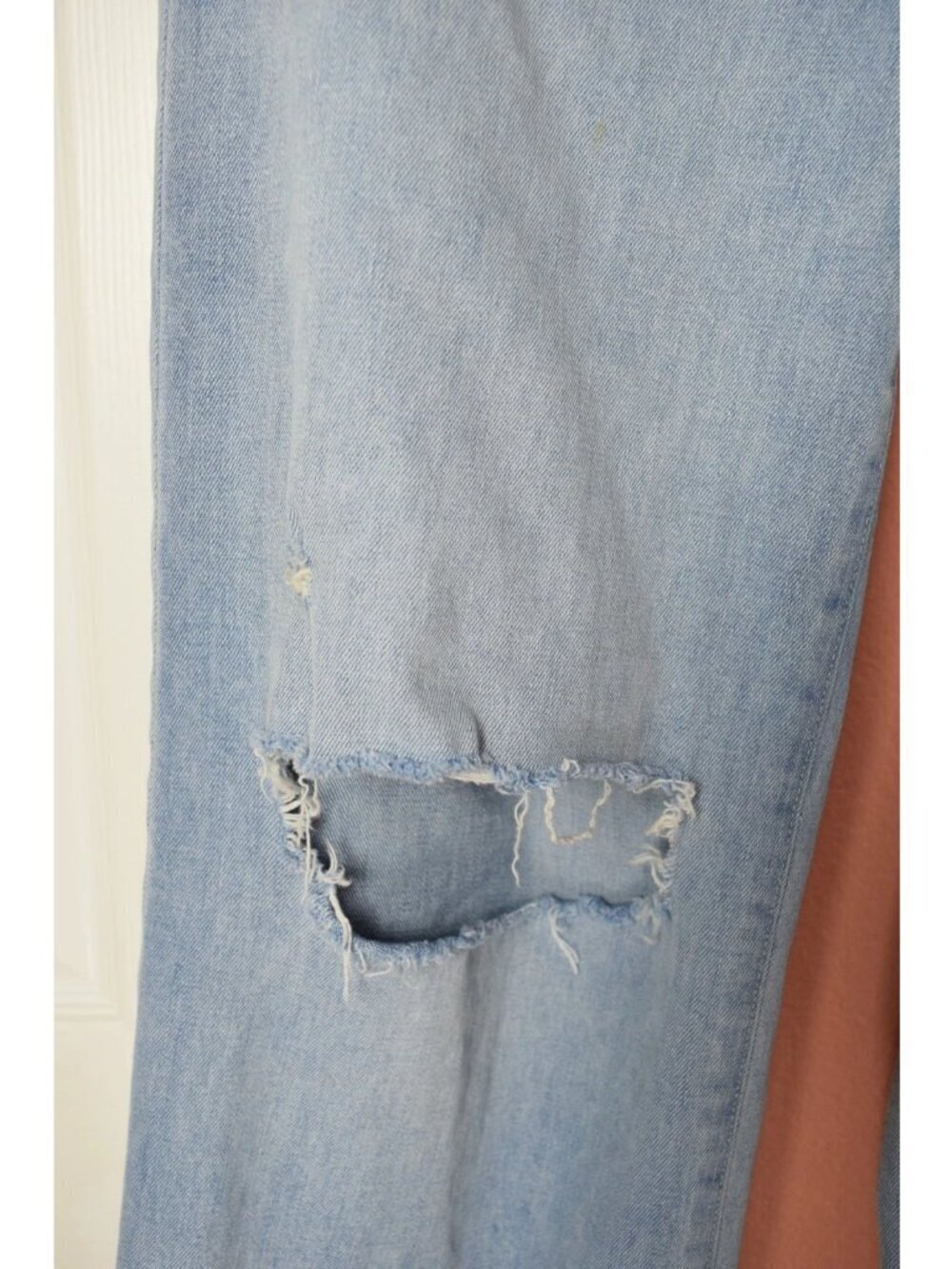PAIGE SASHA HIGH WAIST WIDE LEG JEANS - MAEVE DESTRUCTED - Picture 8 of 16